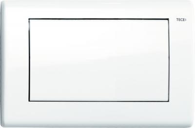 9240314 TECEplanus Панель смыва с одной клавишей белый глянцевый