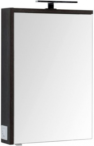 00202060 Зеркало-шкаф Aquanet Фостер 600 эвкалипт мистери/белый