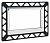 9240646 TECE Монтажная рамка для установки стеклянных панелей на уровне стены белый