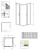 30434-01-01N RADAWAY Premium Plus D Душевой уголок 80x100x190 прозрачное стекло