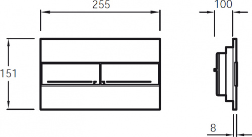 E21747RU-00 JACOB DELAFON Struktura Комплект унитаз c инсталляцией, сиденьем и клавишей смыва белой