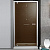 382002-08 RADAWAY Twist 90 Душевая дверь в нишу коричневое стекло