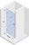 GX0001201 RIHO Scandic Mistral M101 Душевая дверь в нишу 90 см, L