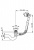E70174-CP JACOB DELAFON Слив-перелив для ванны полуавтомат