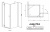 32142-01-05NL RADAWAY Almatea KDJ Душевой уголок 100x80 стекло графит L