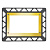 9240648 TECE Монтажная рамка для установки стеклянных панелей на уровне стены позолоченный