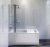 W90ASET-150D3W5 AM.PM Gem Комплект: ванна 150x70 с каркасом и шторкой, душевая система со смесителем