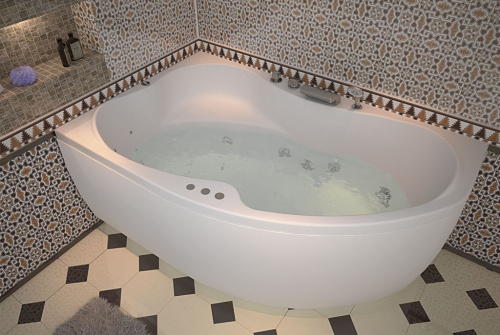 00203922 Акриловая ванна Aquanet Capri 170x110 R
